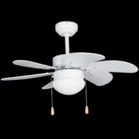 Eurolux turbo ceiling fan white